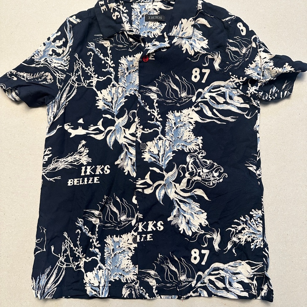 Kids Hawaiian Style Polo